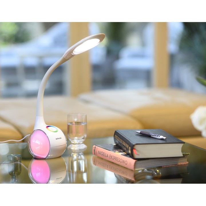Lampada da tavolo Activejet AJE-RAINBOW RGB con base di illuminazione RGB LED