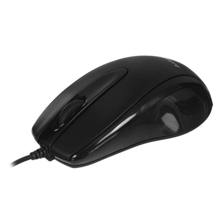 Activejet AMY-083 mouse cablato USB (ottico, 1000 DPI, nero)