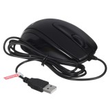 Activejet AMY-083 mouse cablato USB (ottico, 1000 DPI, nero)