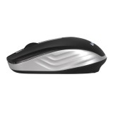 Activejet AMY-313 mouse wireless USB (ottico, 1200 DPI, nero e grigio)