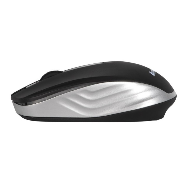 Activejet AMY-313 mouse wireless USB (ottico, 1200 DPI, nero e grigio)