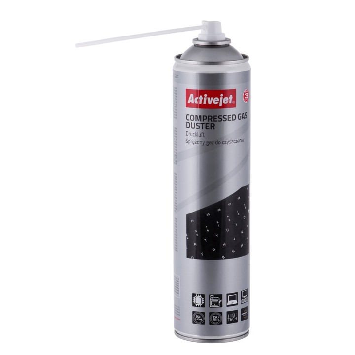 Activejet AOC-201 Aria compressa (600 ml) spray pulizia aria facilita pulizia posti difficili da raggiungere