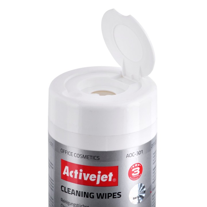 Activejet AOC-301 salviettine detergenti universali 100 pezzi