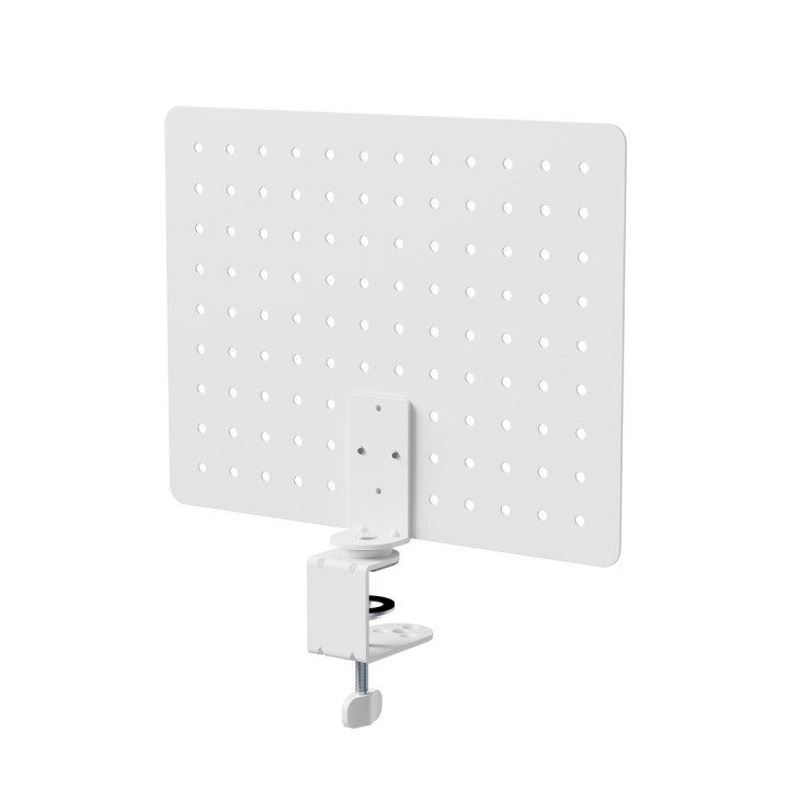 Activejet APB-002W Organizer da scrivania – pannello forato rotante grigio e bianco