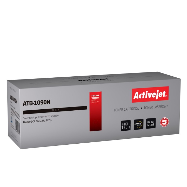 Activejet ATB-1090N Toner (sostituzione per Brother TN-1090 TN1090, Supreme, 1500 pagine, nero)
