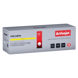 Activejet ATB-248YN Toner per stampanti Brother, sostitutivo Brother TN248Y, Supreme, 1000 pagine, giallo)