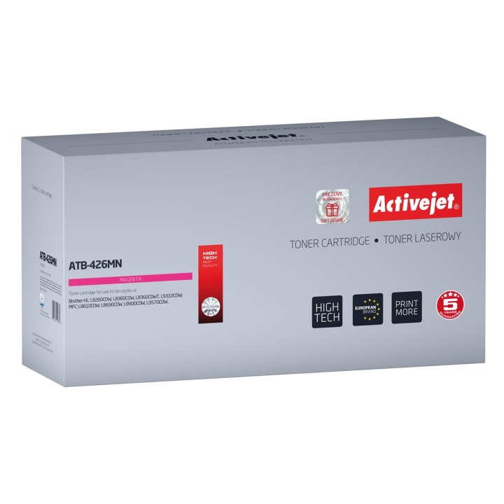 Activejet ATB-426MN Toner (sostituzione per Brother TN-426M, Supreme, 6500 pagine, magenta)