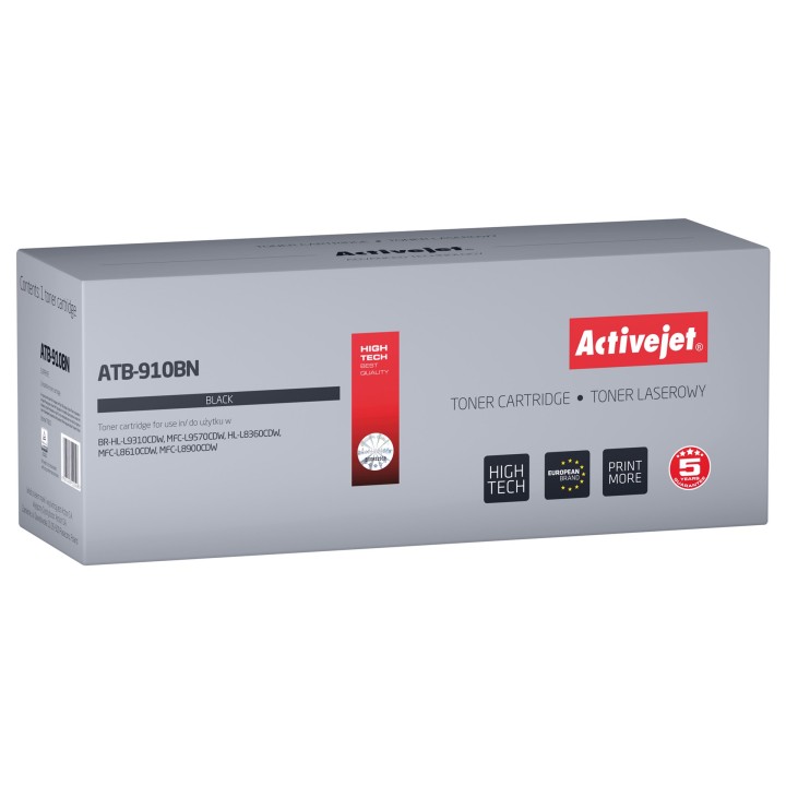 Activejet ATB-910BN toner (sostituzione Brother TN-910BK, Supreme, 9000 pagine, nero)
