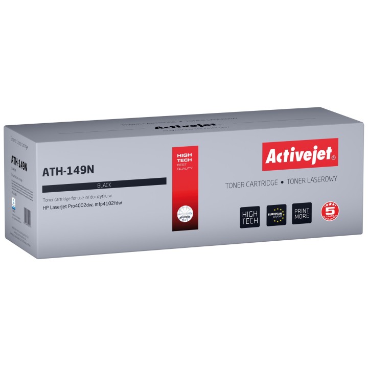 Activejet ATH-149N toner (sostituzione HP 149A HP149A W1490A, Supreme, 2 900 pagine, nero)