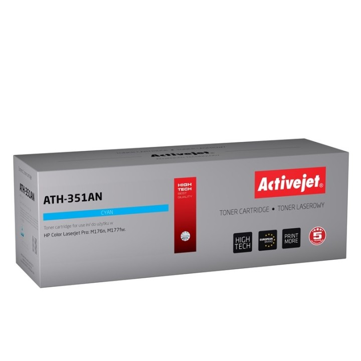 Activejet ATH-351AN Toner (sostituzione HP 205A CF351A, Supreme, 1100 pagine, ciano)