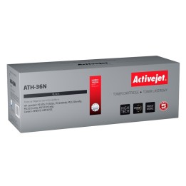 Activejet ATH-36N toner (ricambio per HP 36A CB436A Canon CRG-713, Supreme, 2000 pagine, nero)