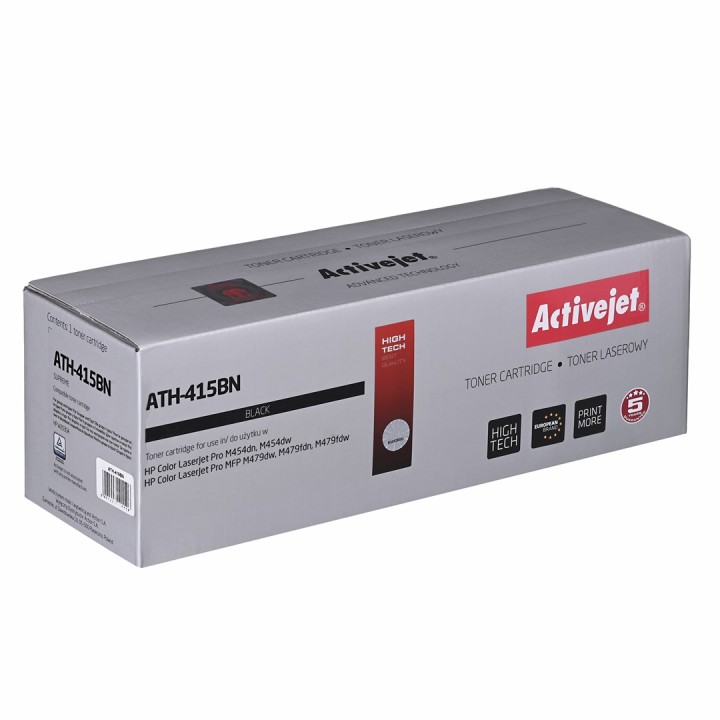 Activejet ATH-415BN Toner (sostituzione per HP 415A W2030A, Supreme, 2 400 pagine, nero) con chip