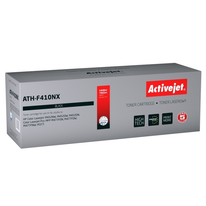 Activejet ATH-F410NX toner (sostituzione per HP 410X CF410X, Canon CRG 046H K 1254C002, Supreme, 6 500 pagine, nero)