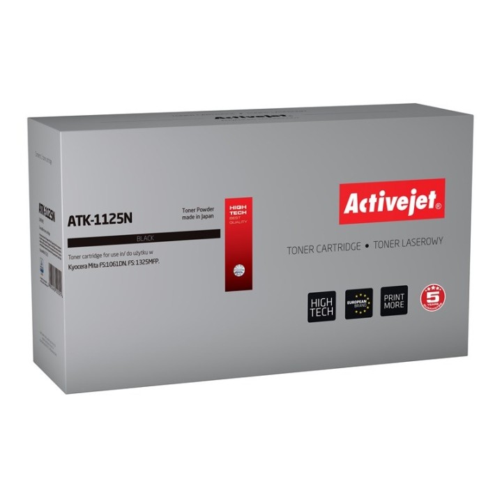 Activejet ATK-1125N Toner (sostituzione Kyocera TK-1125, Supreme, 2100 pagine, nero)