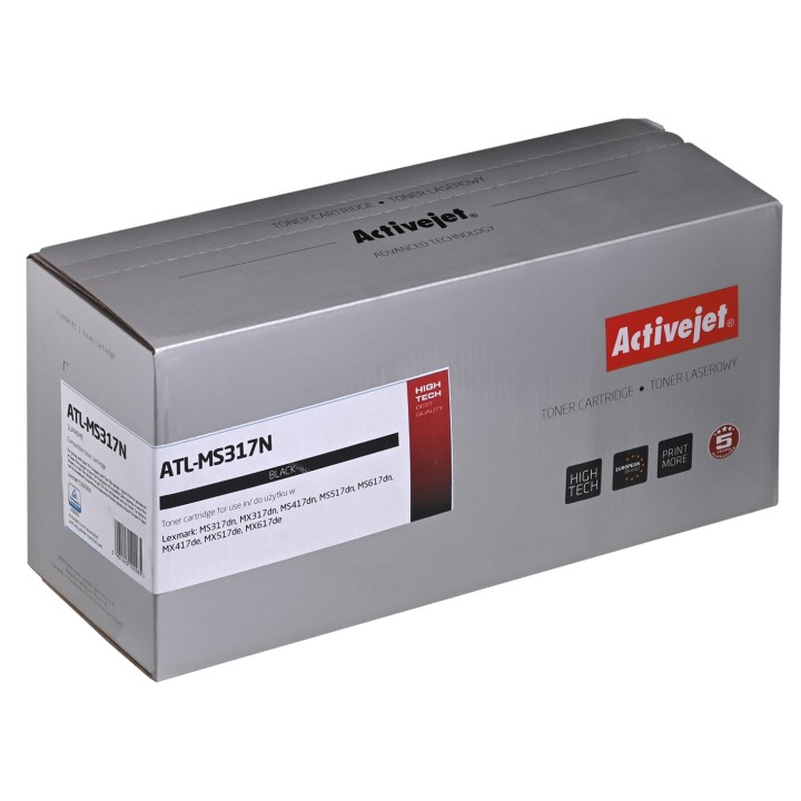Activejet ATL-MS317N Toner (sostituzione per Lexmark 51B2000 Supreme, 2 500 pagine, nero)
