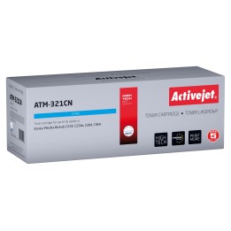 Activejet ATM-321CN Toner (sostituzione per Konica Minolta TN321C, Supreme, 25.000 pagine, ciano)