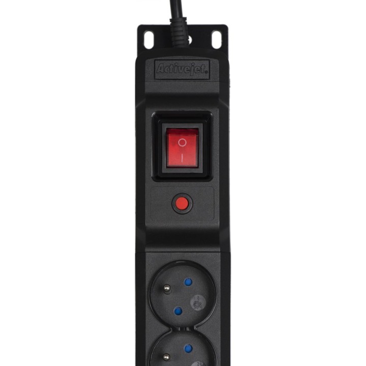 Activejet COMBO 12 ciabatta elettrica 5m nero