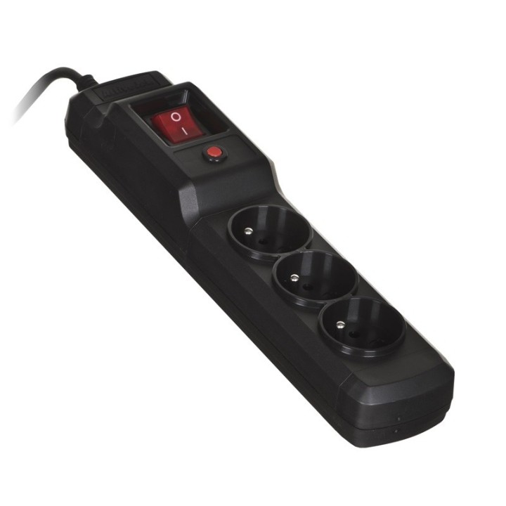 Activejet COMBO 3GN 3M multipresa nera con cavo