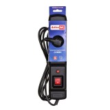 Activejet COMBO 3GN 3M multipresa nera con cavo
