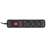 Activejet COMBO 3GN 5M multipresa nera con cavo