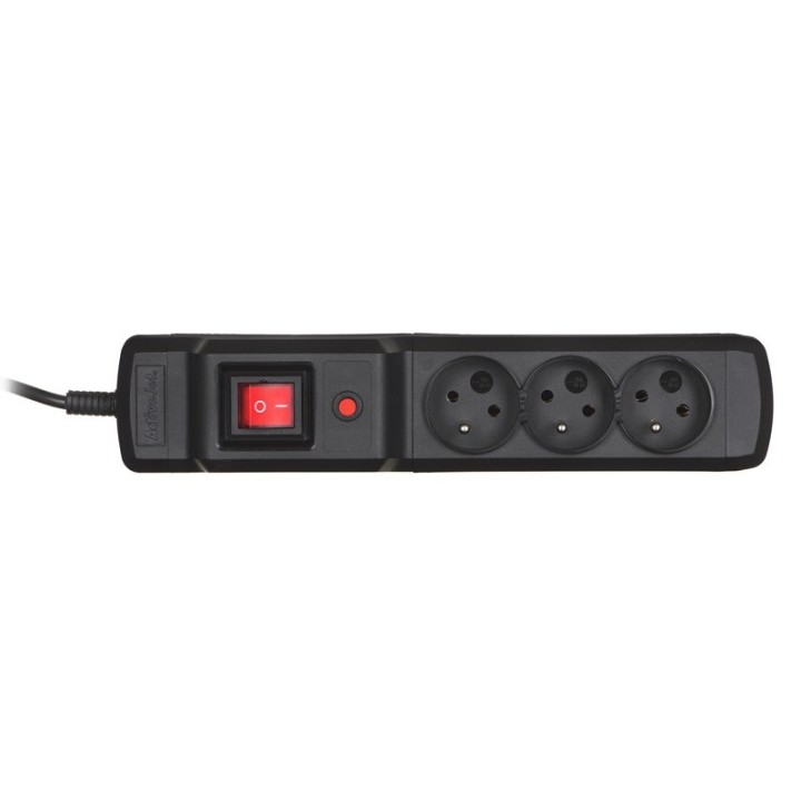 Activejet COMBO 3GN 5M multipresa nera con cavo
