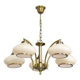 Activejet Classic Lampadario a sospensione RITA Patina 5xE27 per soggiorno