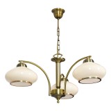 Activejet Classic Lampadario a sospensione RITA Patina triplo 3xE27 per soggiorno