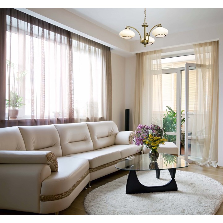 Activejet Classic Lampadario a sospensione RITA Patina triplo 3xE27 per soggiorno