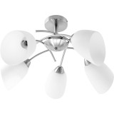 Activejet Classic Lampada a sospensione plafoniera NIKITA nichel 5xE27 per soggiorno