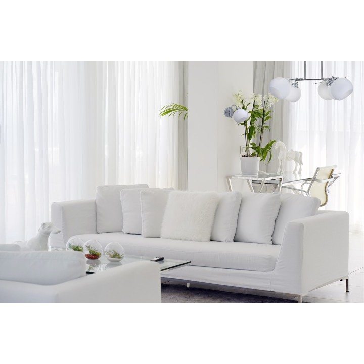 Activejet Classic applique a parete singola - IRMA nickel E27 per soggiorno