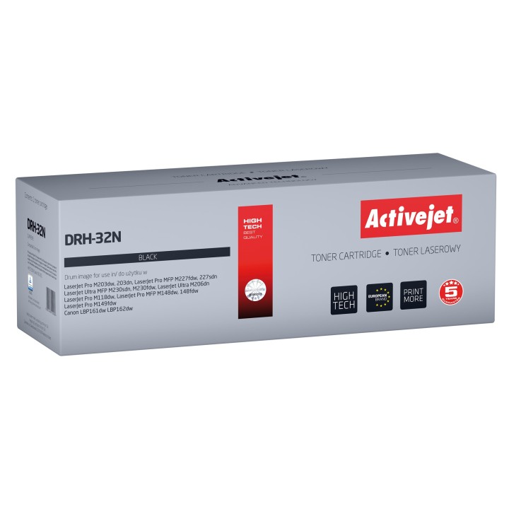 Activejet DRH-32N Tamburo (sostituzione per HP 32A CF232A, Supreme, 23000 pagine, nero)