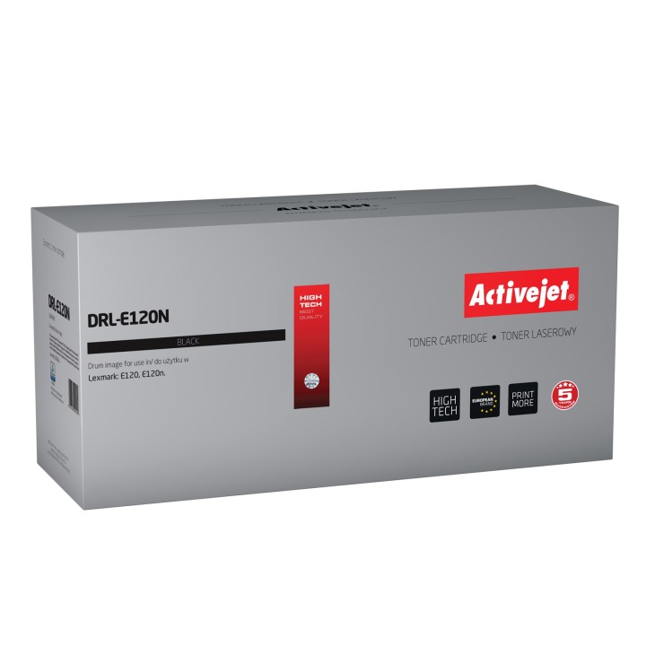 Activejet DRL-E120N Tamburo (sostitutivo per Lexmark 12026XW, Supreme, 25000 pagine, nero)