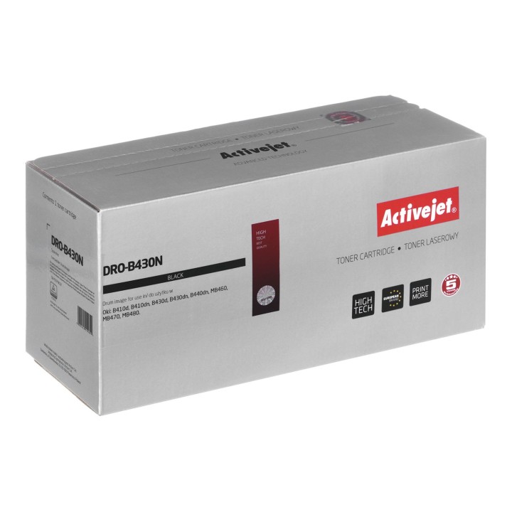 Activejet DRO-B430N Drum (sostituzione OKI 43979002, Supreme, 25000 pagine nero)