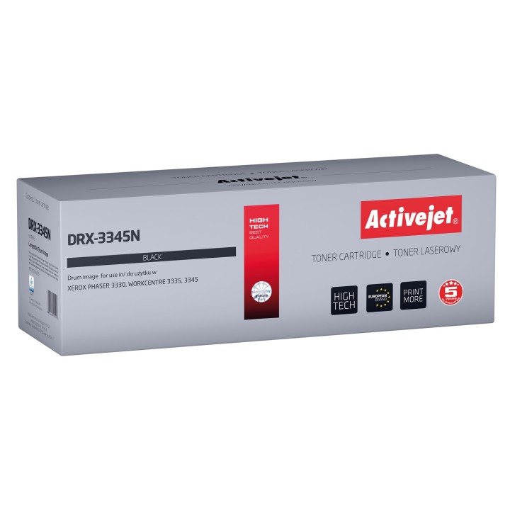 Activejet DRX-3345N Drum (sostituzione per Xerox 101R00555, 30000 pagine, nero)