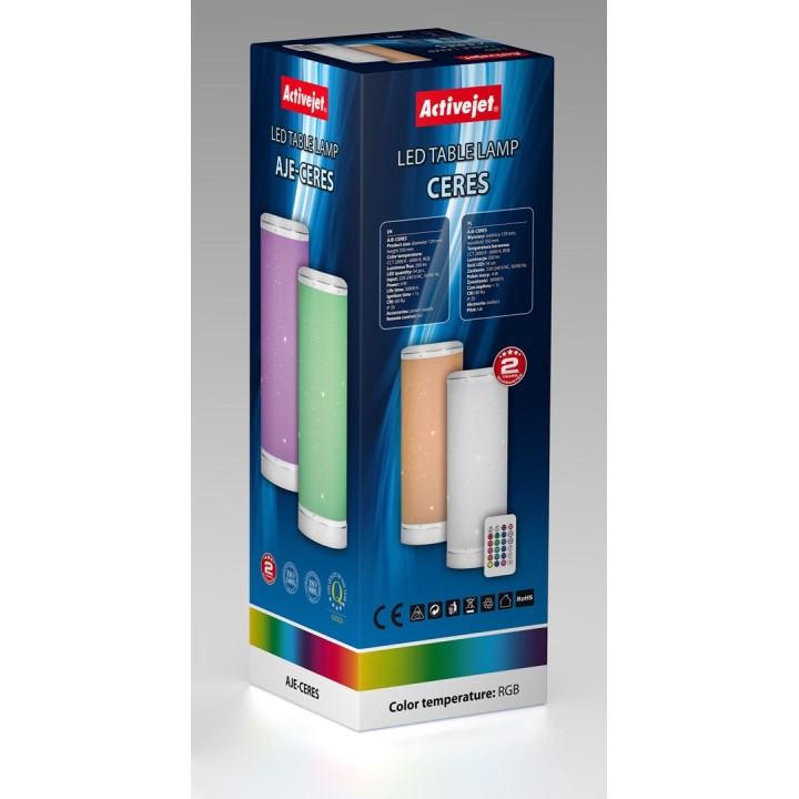 Activejet LED lampada decorativa AJE-CERES RGB