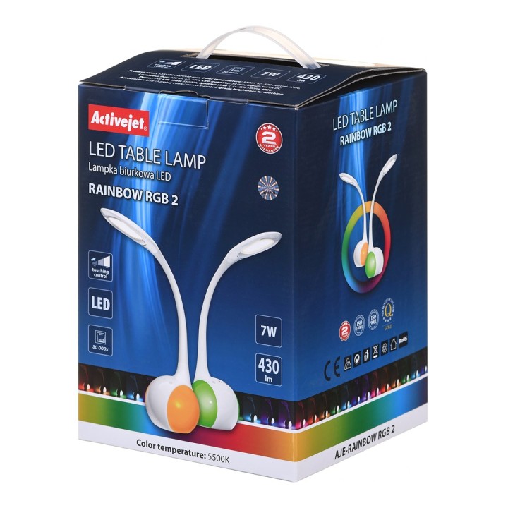 Activejet LED lampada da scrivania AJE-RAINBOW RGB 2