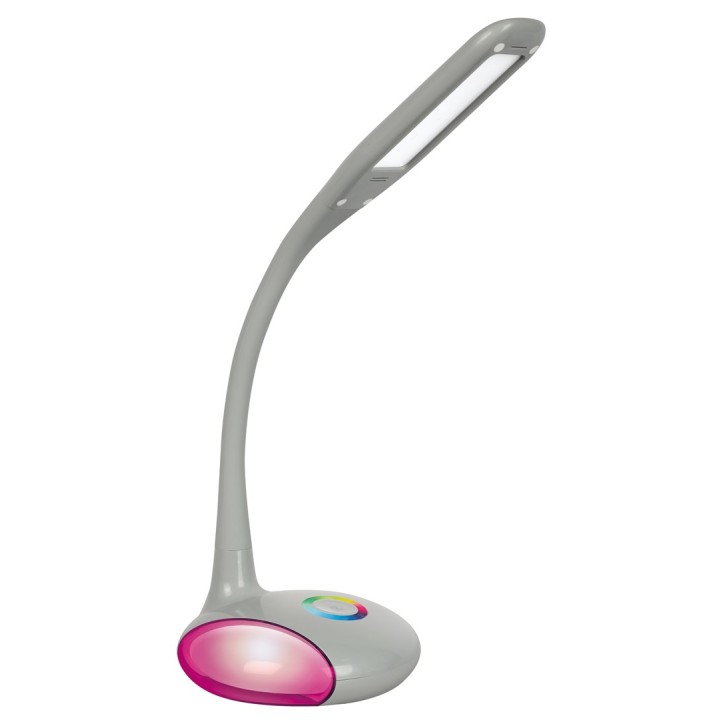 Activejet LED lampada da scrivania VENUS GRIGIO con base RGB