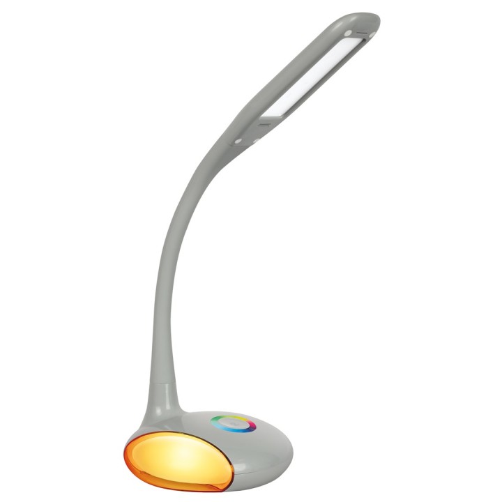 Activejet LED lampada da scrivania VENUS GRIGIO con base RGB