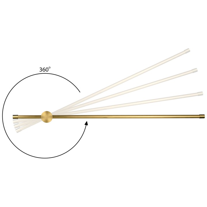 Activejet LED lampada da parete AJE-HILTON Patina WW