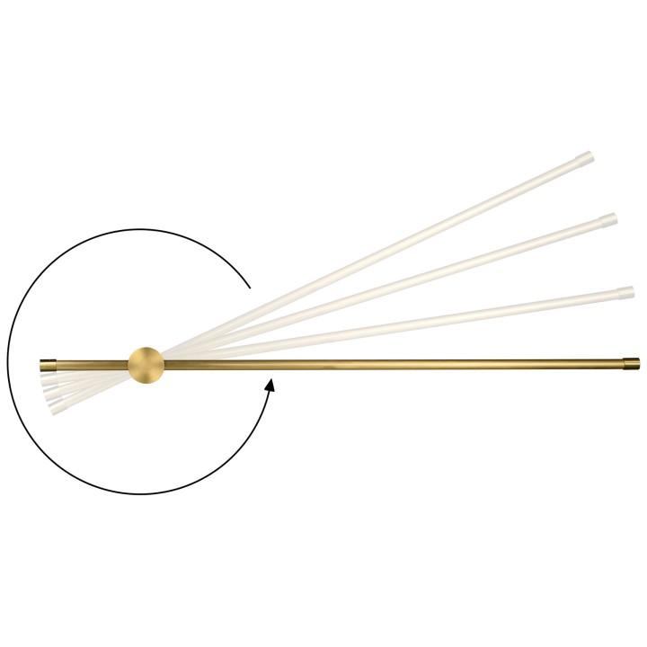 Activejet LED lampada da parete AJE-HILTON Patina WW