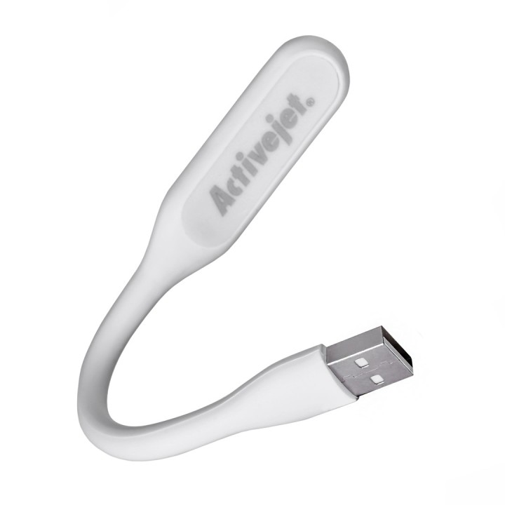 Activejet USB LED lampada per computer bianca