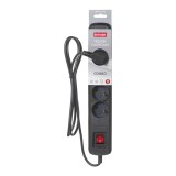 Activejet ciabatta nera con cavo ACJ COMBO 5G/5M/BEZP. AUTO/CZ