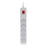 Activejet ciabatta grigia con cavo ACJ COMBO 5G/1 5M/BEZP. AUT/S