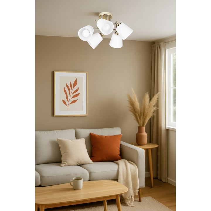 Activejet lampada a sospensione AJE-EMILY 3P ORO E27 3x40W