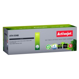 BIO Activejet ATH-35NB Toner per stampanti HP Canon Ricambio HP 35A CB435A Canon CRG-712, Supreme, 1800 pagine, nero. Toner ECO