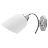Lampada a parete singola classica Activejet NIKITA nichel E27 per il soggiorno