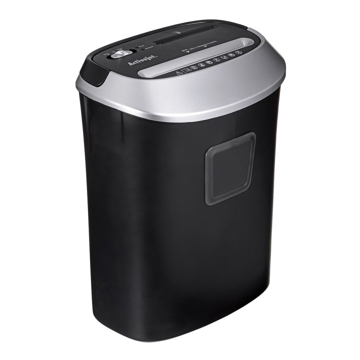 Distruggi documenti Activejet ASH-1201D P-3 25 l 5x38 mm tritura nero e argento