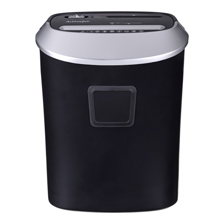 Distruggi documenti Activejet ASH-1201D P-3 25 l 5x38 mm tritura nero e argento