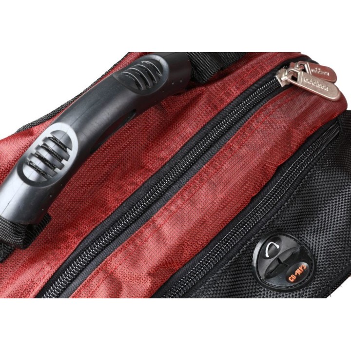 Addison 311015 case per notebook 39.6 cm (15.6 ) zaino nero borgogna