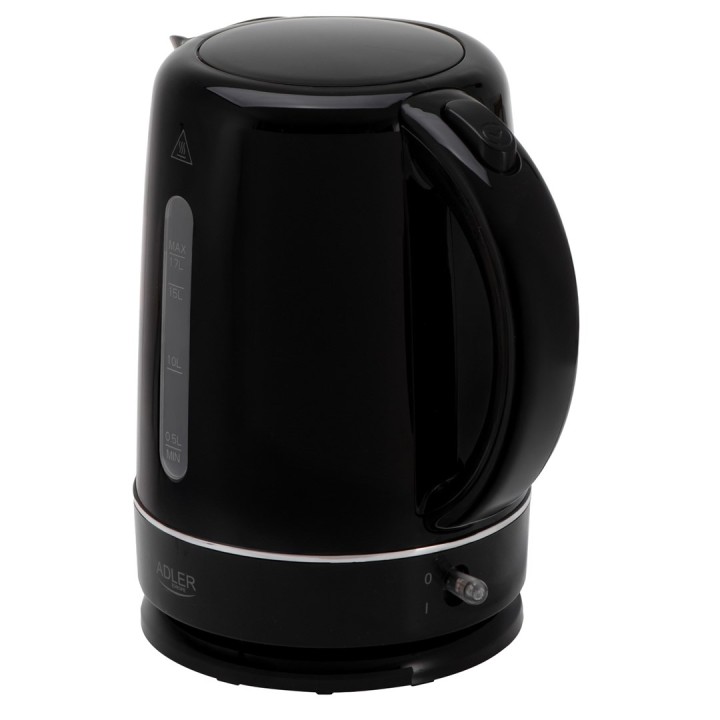 ADLER 1385B BOLLITORE ELETTRICO NERO BIANCO